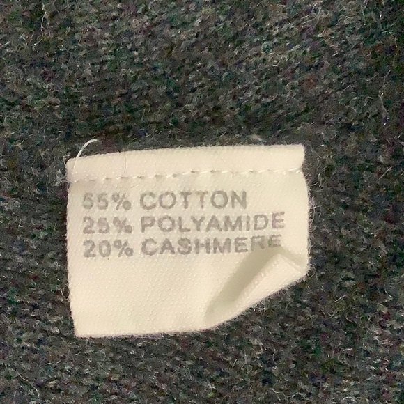 Laurie b. Anthropologie cotton / cashmere blend army green jacket.  Sz M - Picture 4 of 11